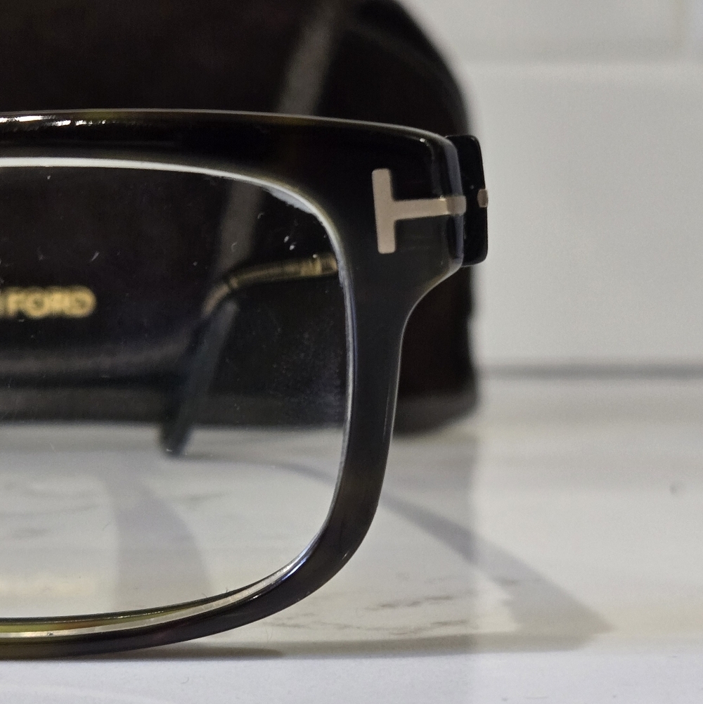 Tom Ford Black Eyeglasses with Case - Picture 4 of 6